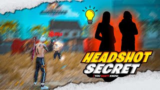 100% REAL ( HEADSHOT TRICK ) SECRET 🤫 || FREE FIRE NEW HEADSHOT TRICKS