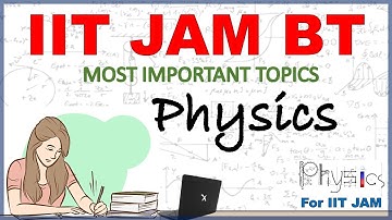 MOST IMPORTANT TOPICS | IIT JAM BT | Physics | Previous years question papers