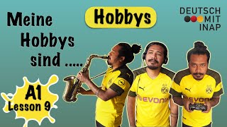 A1- German lesson 9 | Hobbys | Hobbies in German
