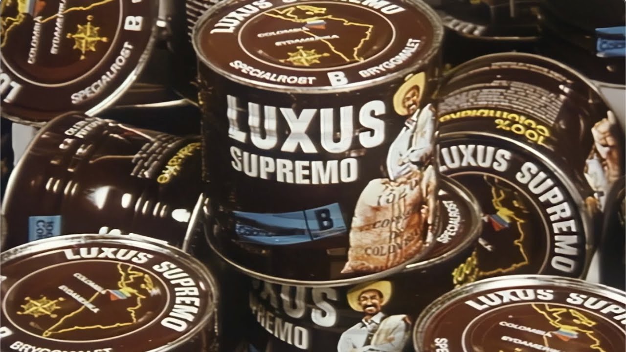 Reklam för bryggkaffe från Colombia (1971)