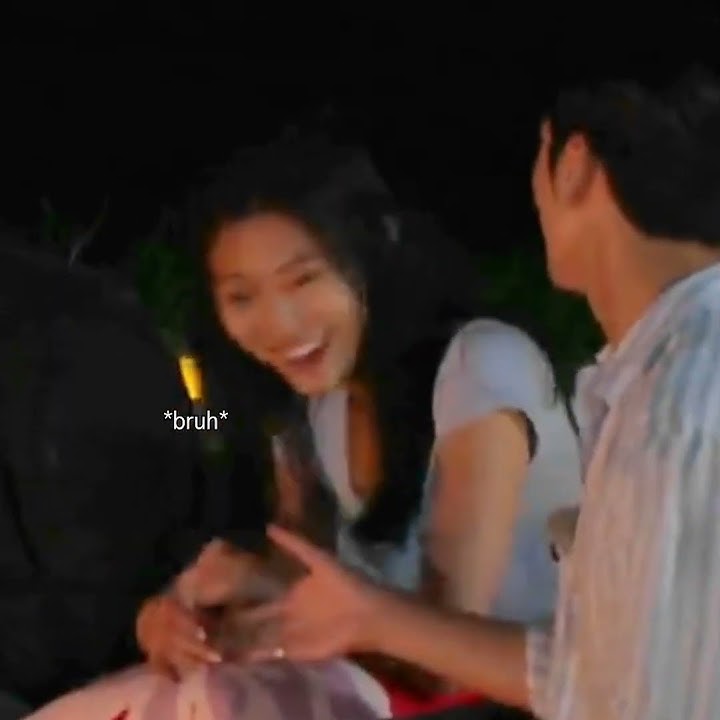 everyone's reaction after finding out nadine's identity ft.sejun 👀🤣 #singlesinferno #shorts #netflix