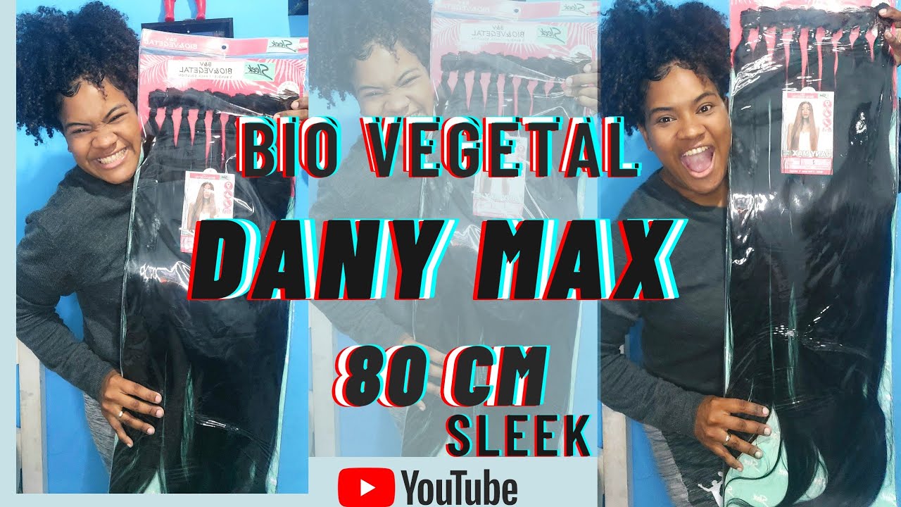 CABELO LANÇAMENTO BIO VEGETAL DANY MAX SLEEK LISO 80cm #biofibra #sleek #bio vegetal