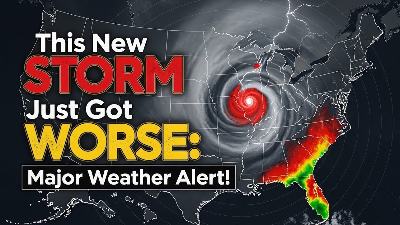 Major Alert This New STORM Just Got WORSE: Major Weather Alert! - YouTube