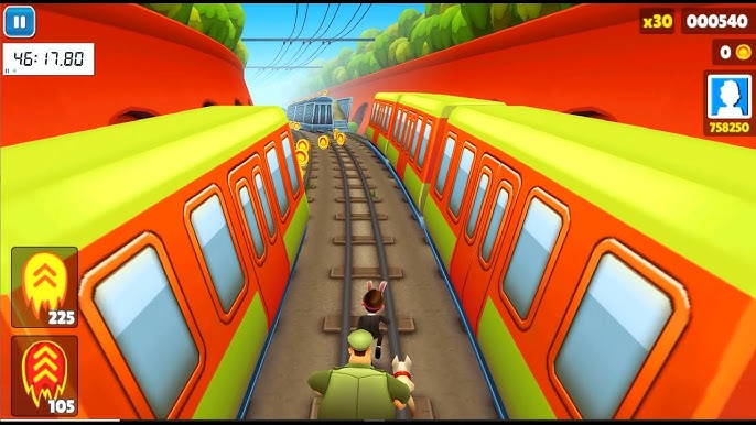 Subway Surfers top run free gameplay videos cartoons Funny Gaming  walkthrough JustBaby mobile game - CDA