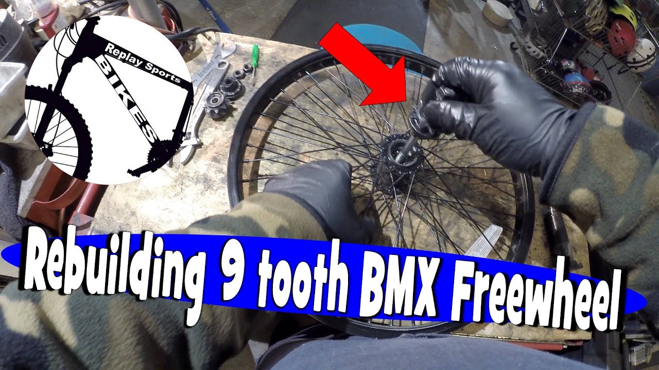 9 Tooth BMX Freewheel Repair - YouTube