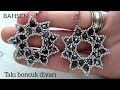 Küpe yapımı / boncuk küpe yapımı/earring making /bead earring making/изготовление сережек из бисерa