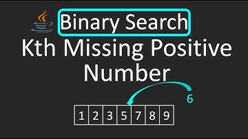 LeetCode - 1539. Kth Missing Positive Number | Binary Search | Java
