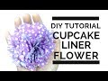 DIY Cupcake liner flower