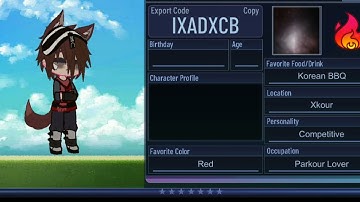 Our OC EXPORT CODES[Gacha Club]