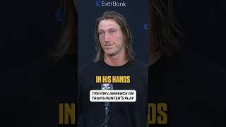'He could have had more out there' – Trevor Lawrence on Travis Hunter 😤 #jaguars #NFL #football
