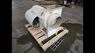 Used 3,250 CFM 5HP Viron FRP Centrifugal Fan VCB-1115-BD-FRP-9-CW360