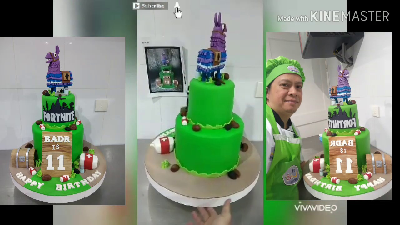 How to make FORTNITE Horse Birthday Cake Tutorial