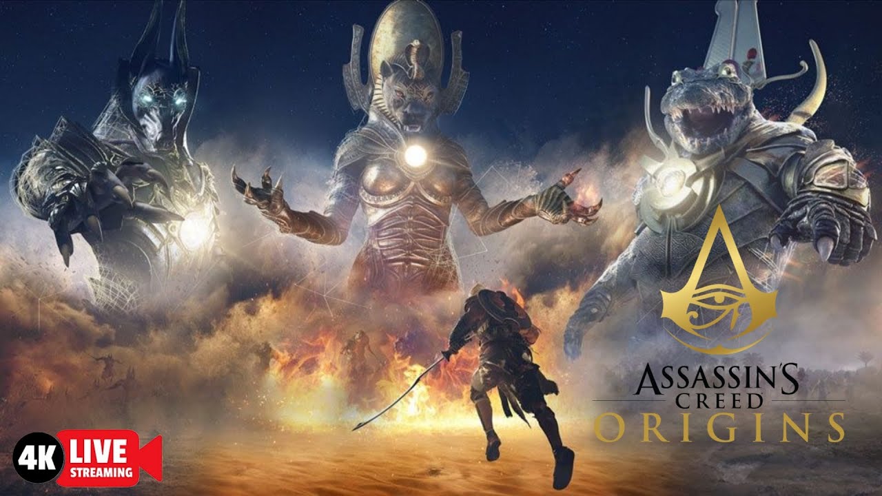 🛑 Assassin's Creed Origins  Part - 27 | Streaming Live 4 K HDR | No Commentary |