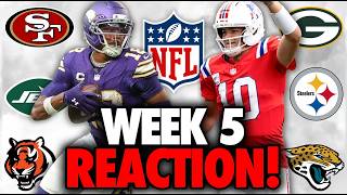 Full Reacting to Every NFL Week 5 Game!! | NFL Analysis News
