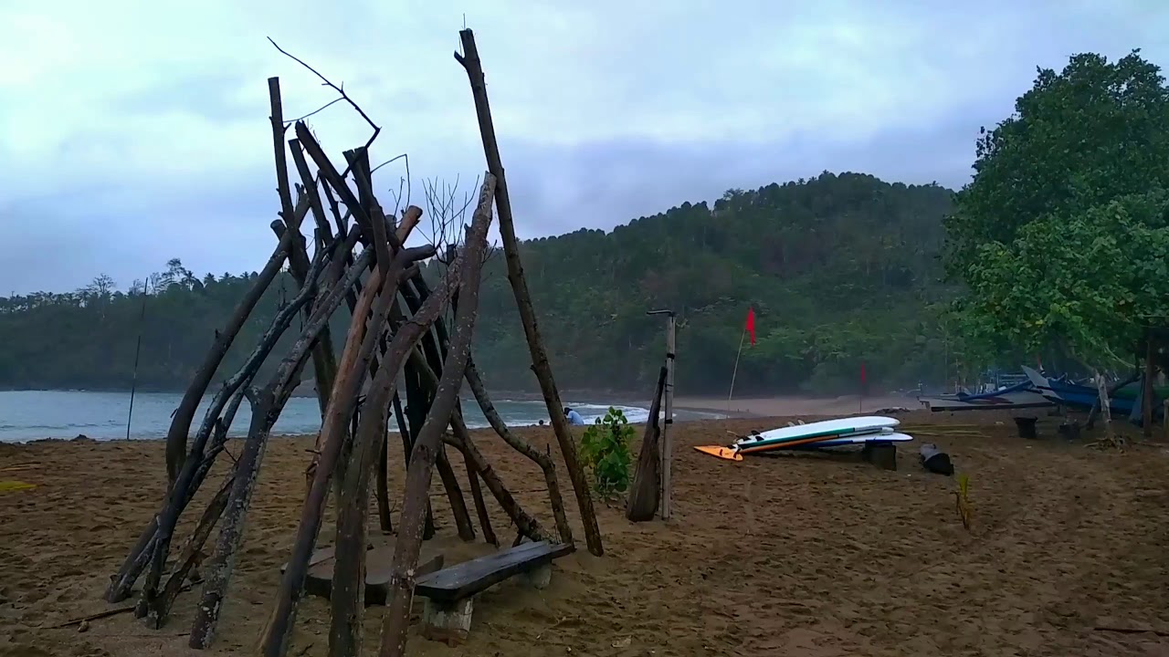 Malang beach festival surfing