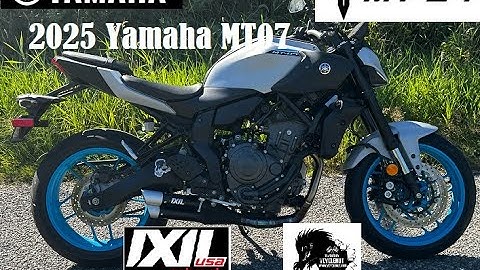 2025 Yamaha MT07; Euro 5 Ixil  full exhaust, testing and tuning:  Flashed by Vcyclenut