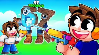 Limpando Brainrots Sujos Para Ficar Bilionário No Roblox