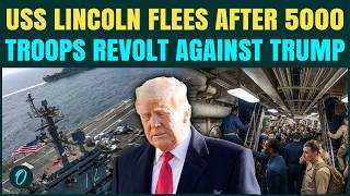 USS Abraham Lincoln Finally FLEES After 5000 U.S. Soldiers REVOLT Against Trump’s Iran War Strain