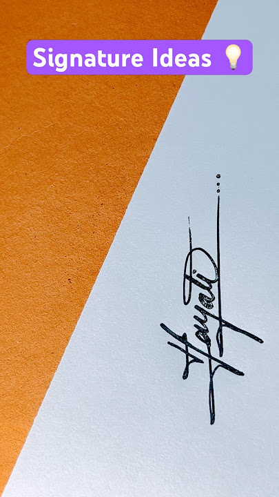 How to Sign Hayati Name | Hayati Name Signature Style Latest #signature #autographs #calligraphy