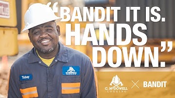 BANDIT & C. McDowell Logging: Fighting the Odds with the BANDIT 2590 Whole Tree Chipper