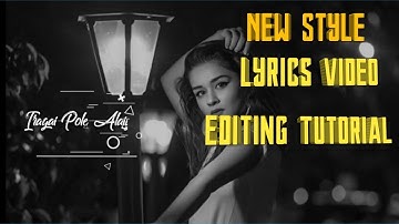 How to make Trending WhatsApp status video|Lyrics video Editing|Kinemaster video Editing