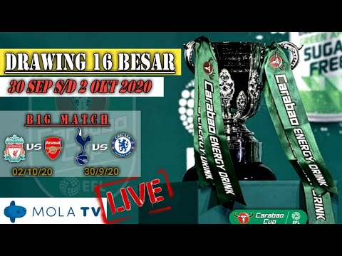 RESMI !!! JADWAL CARABAO CUP  PUTARAN 16 BESAR