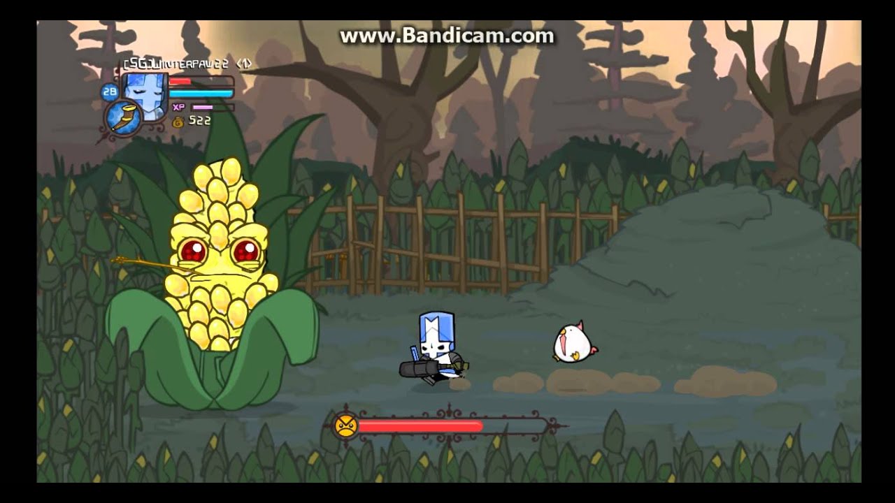 CORN BOSS HORN ONLY CHALLANGE castle crashers YouTube