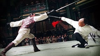 Jet Li vs Spanish \& Harry Fraud \& Belgian Lancer | Fearless (2006) | Best Fight Scene