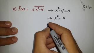 Domain of a Function مجال الاقترانات | Part 2: Examples