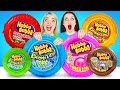 Bubble Gum Blowing Battle | Funny Food Situations by Multi DO Food Challenge