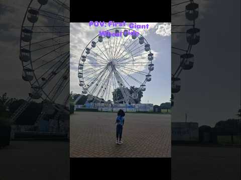 Prakruti's first Giant Wheel ride that too in Ireland🎡#ireland #giantwheel #funride #telugu#ownvoice