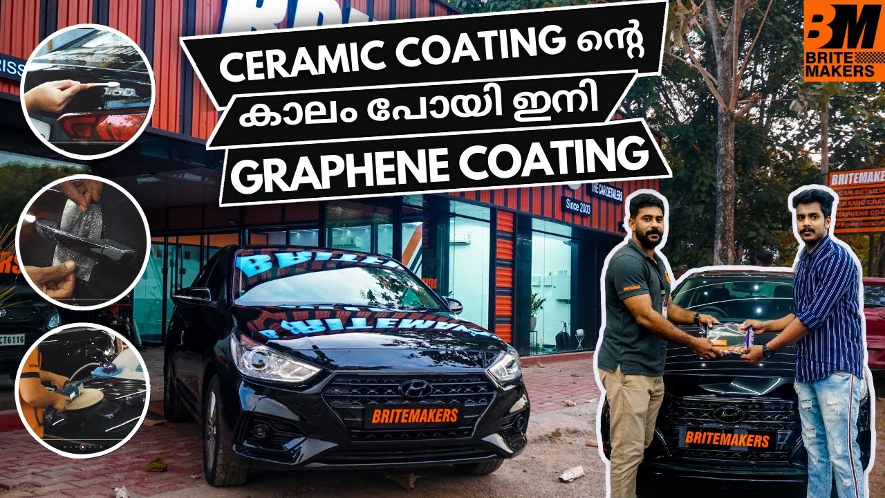 Graphene coating step by step process | Britemakers - YouTube
