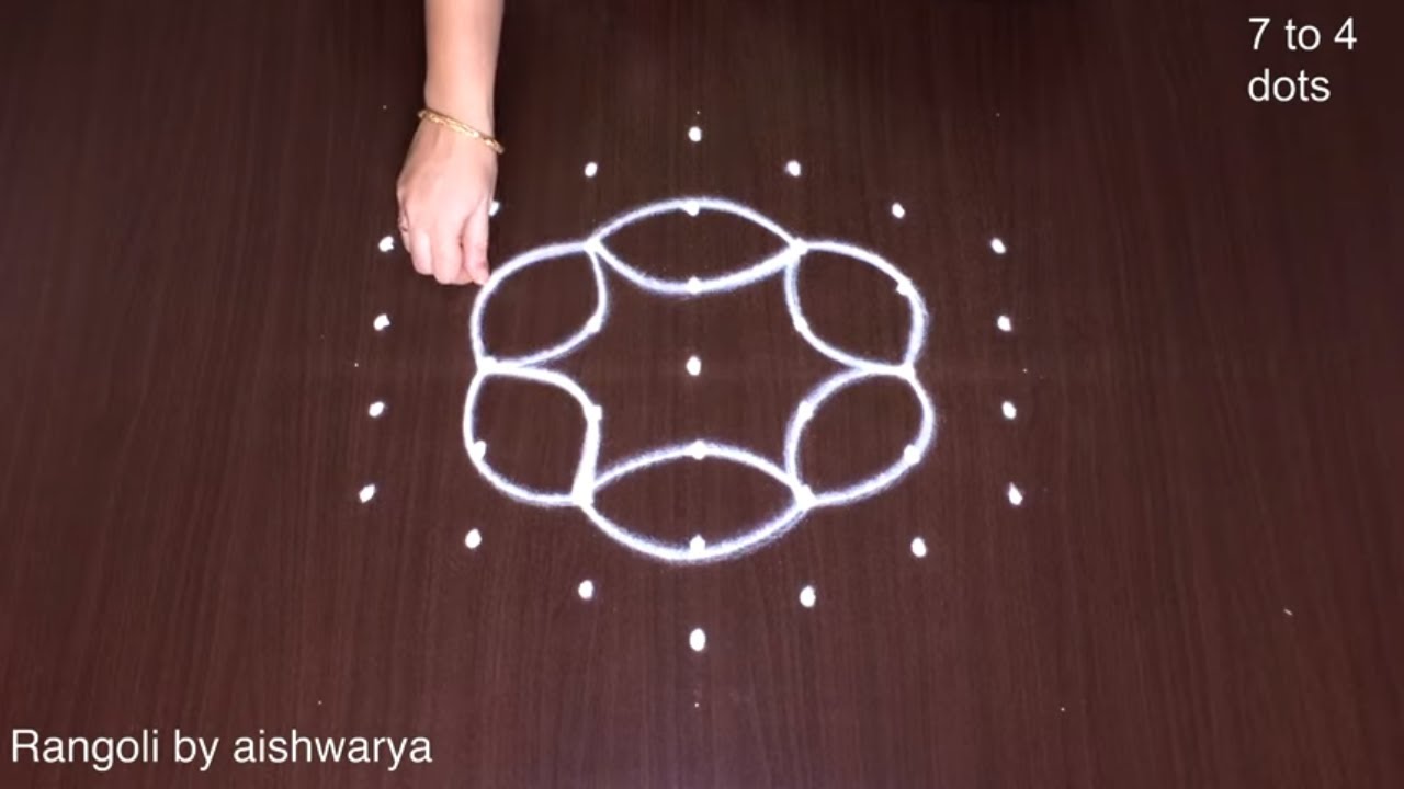 Sukravaram Muggulu With 7-4 Dots