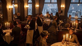 A Walk Through Victorian London Restaurants,1872 Cinematic Pov Reconstruction