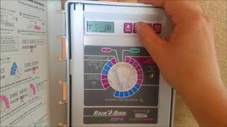 How to programm your RainBird ESP 6 sprinkler clock