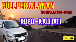 FULL PERJALANAN DARI GERBANG TOL KOPO BANDUNG KE KALIJATI SUBANG - SUNRISE VIEW | #LVTR2024