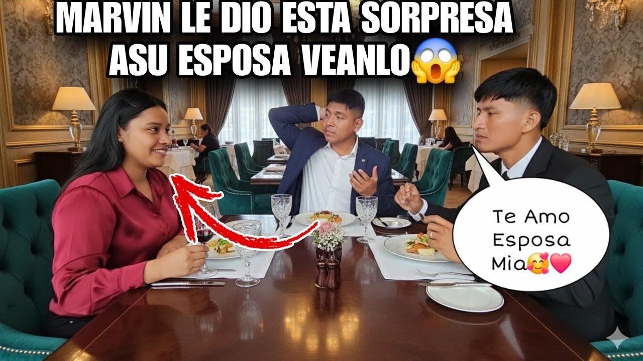 MARVIN Se Llevo Asu Esposa A Este Gran Restaurante En Su Primer Dia De Esposos🥰😱Vean Su Felicidad❤️