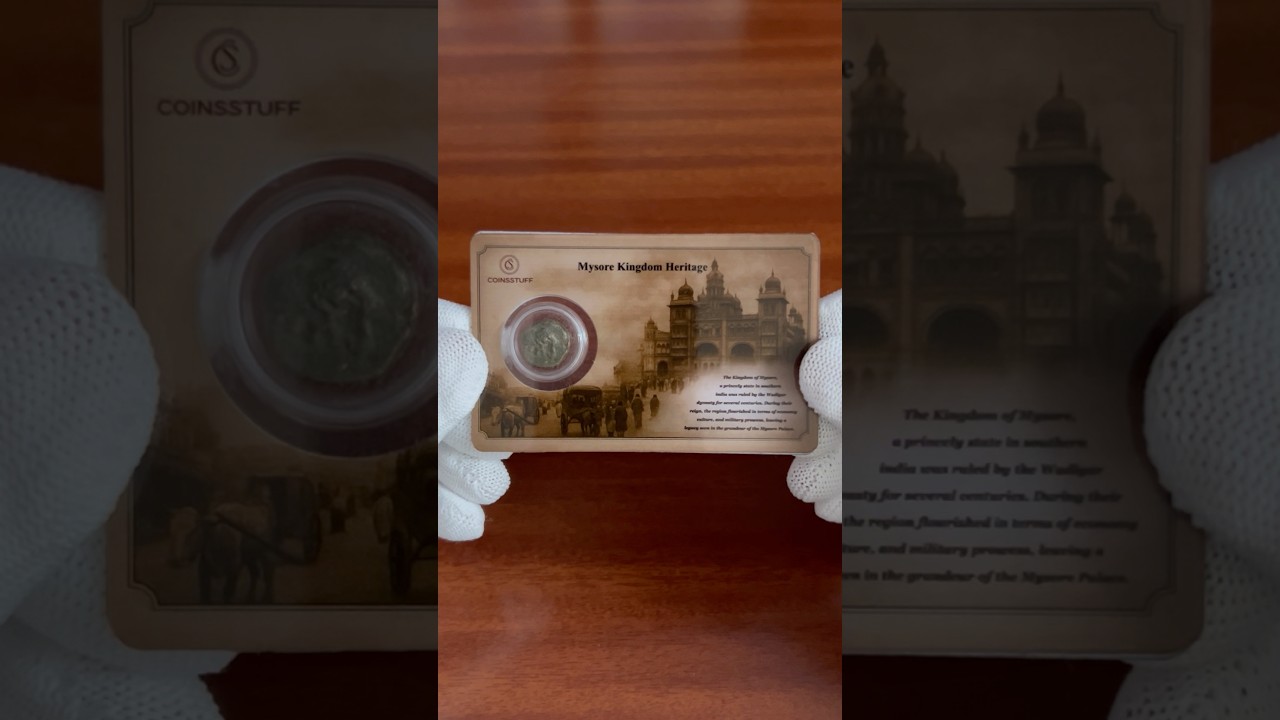 Mysore’s Majestic Elephant Copper Coin 