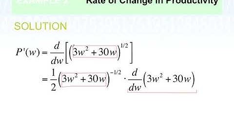 The Chain Rule (pt 2) and the General Power Rule (Applied Calculus, Sec 2.4 part 2)