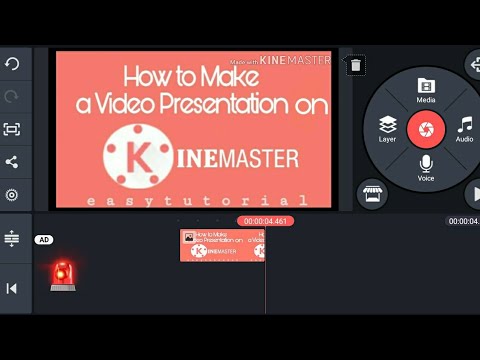 how to make presentation in kinemaster