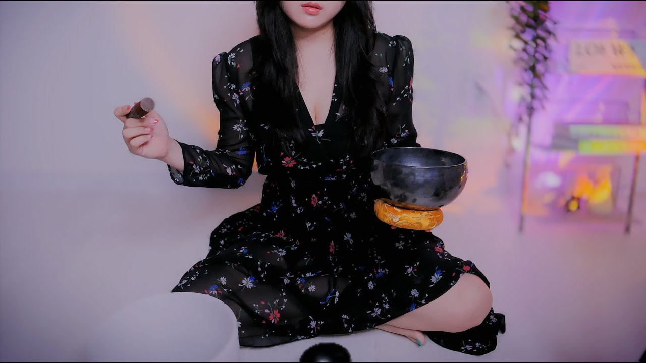 ASMR Brain Vibrations  FOR YOU TO FEEL RELIEVED 😴 singing bowls sound