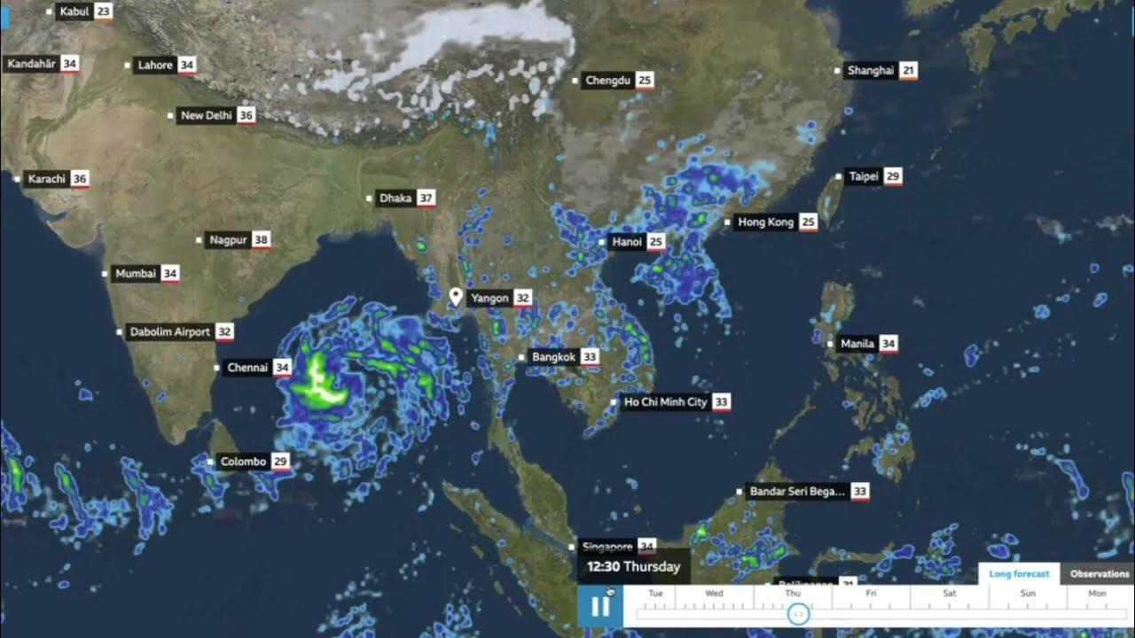 Yangon Weather Forecast For one Week (9 May 2023) YouTube