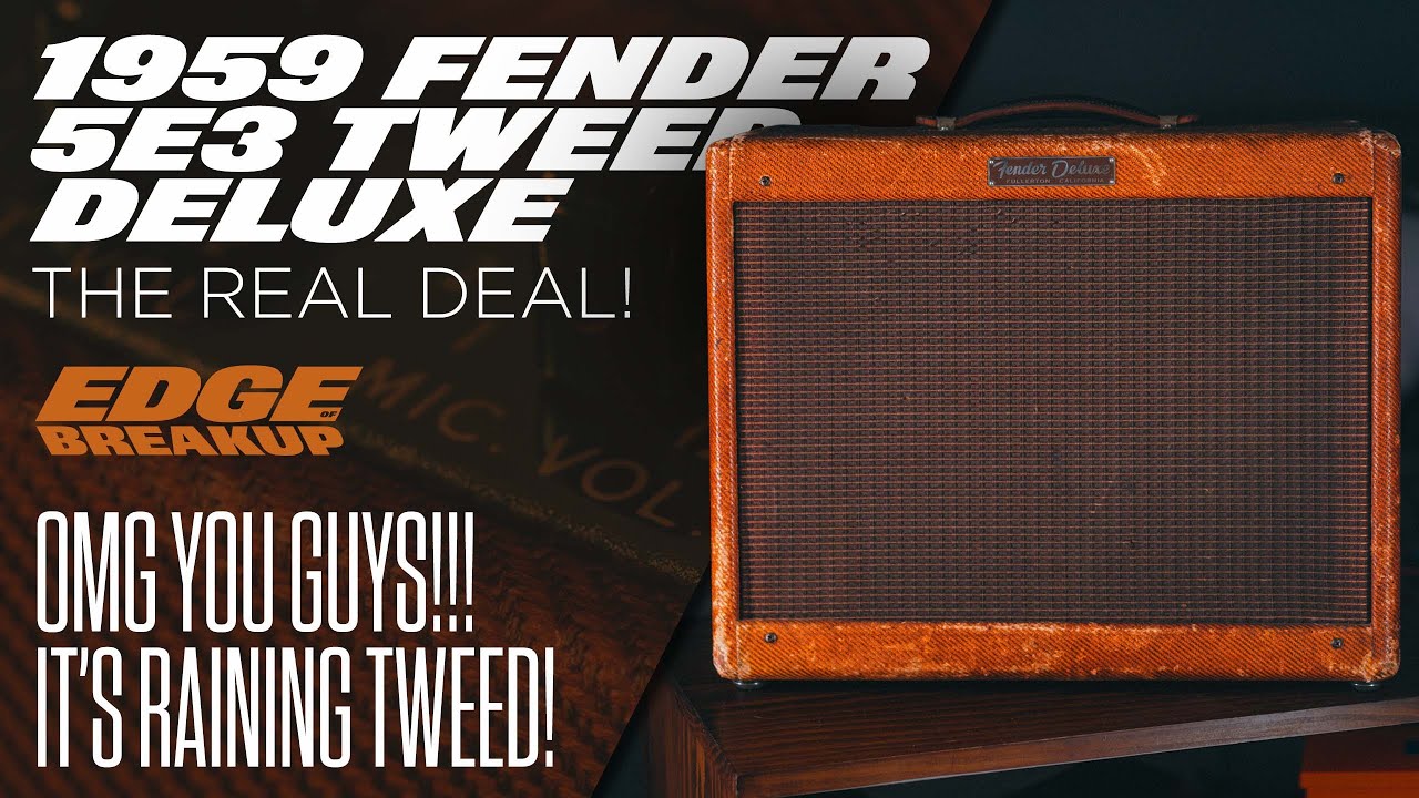 1959 Fender Tweed Deluxe 5E3 | Vintage Amp Showcase - YouTube