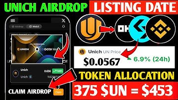 🔥Unich Kyc Verification 🤑Unich Airdrop New Update || Unich Airdrop Listing Date || Un Token Ratio