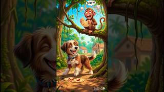 “Dog vs Monkey – Smart Kaun?”  #shorts #funny #cartoon