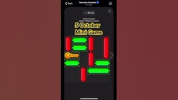 5 October Mini Game Key 100% Solved | Hamster Puzzle For Today #shorts #trending #today