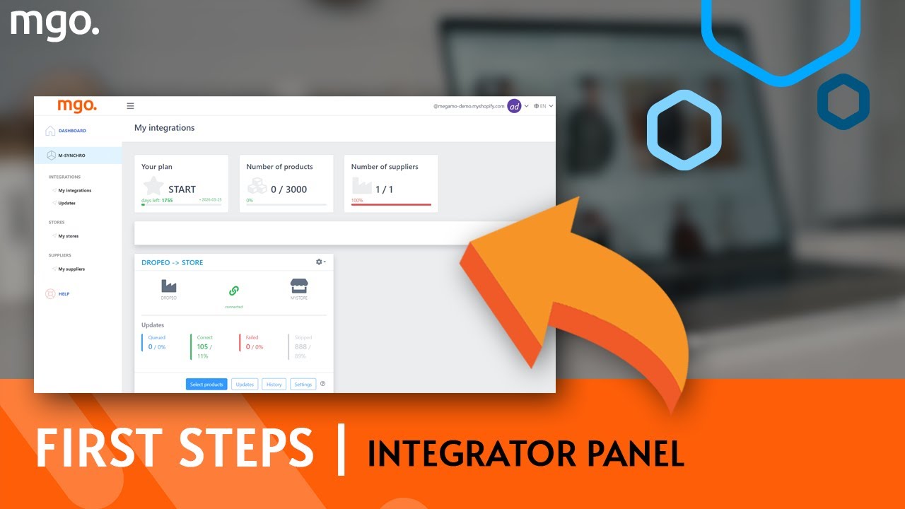 First steps in your Integrator panel - Dropshipping - YouTube