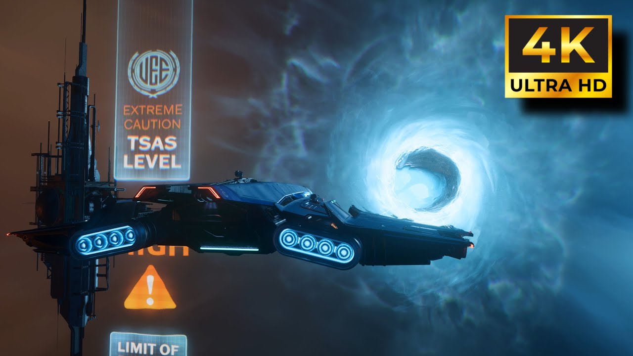 Star Citizen — 10 Hours of Relaxing Deep Space Ambience (4K No Commentary)