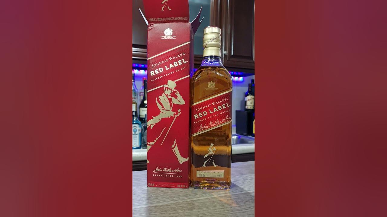 Con que se puede tomar el whisky red label