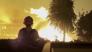 Couple grateful for firefighters who protected their her home in Pacific Palisades
